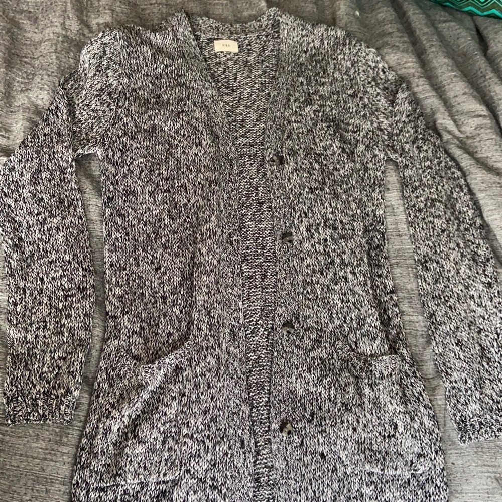 Calf-length Cardigan